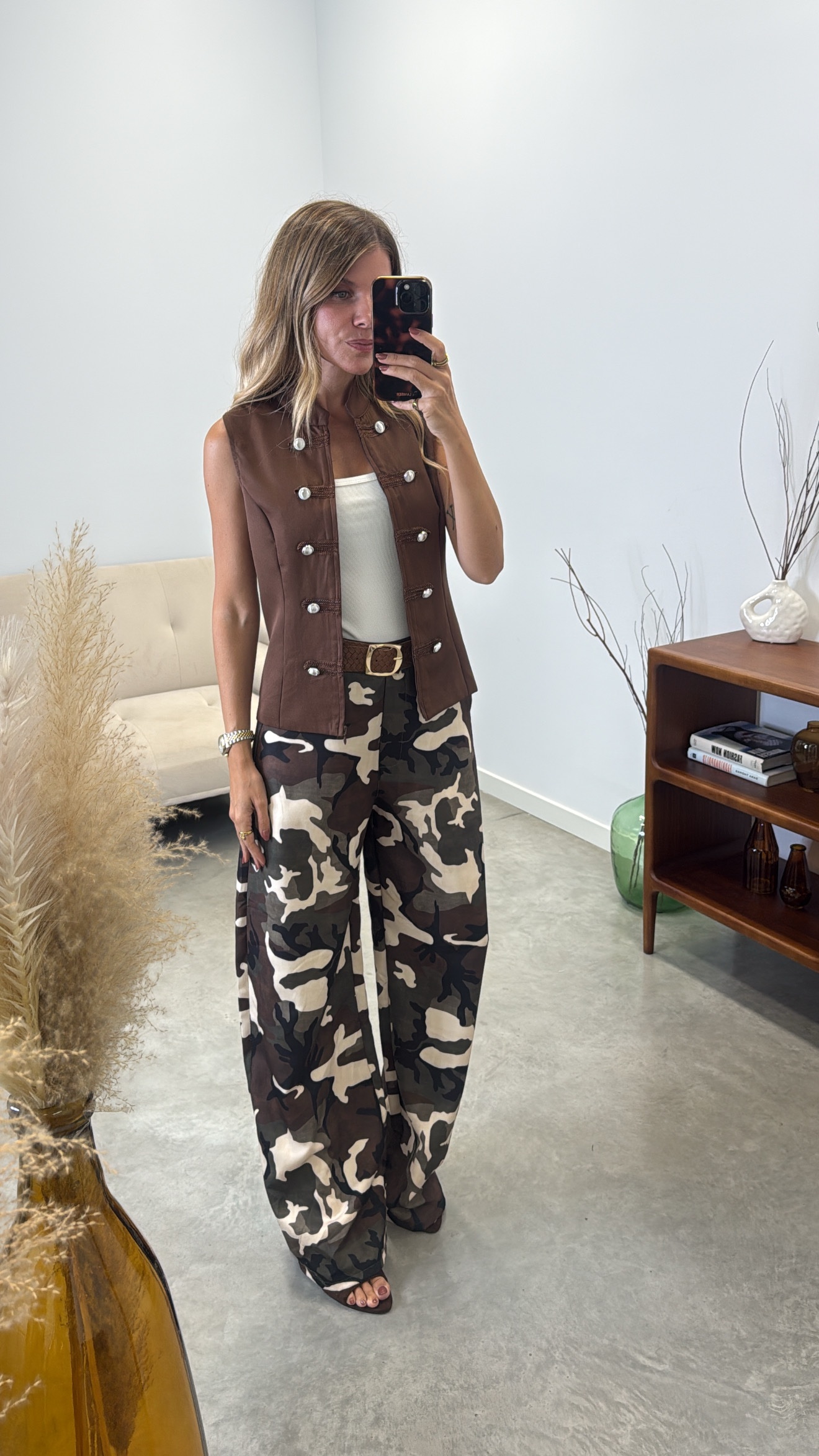 Chaleco Marron Camille - Imagen 4