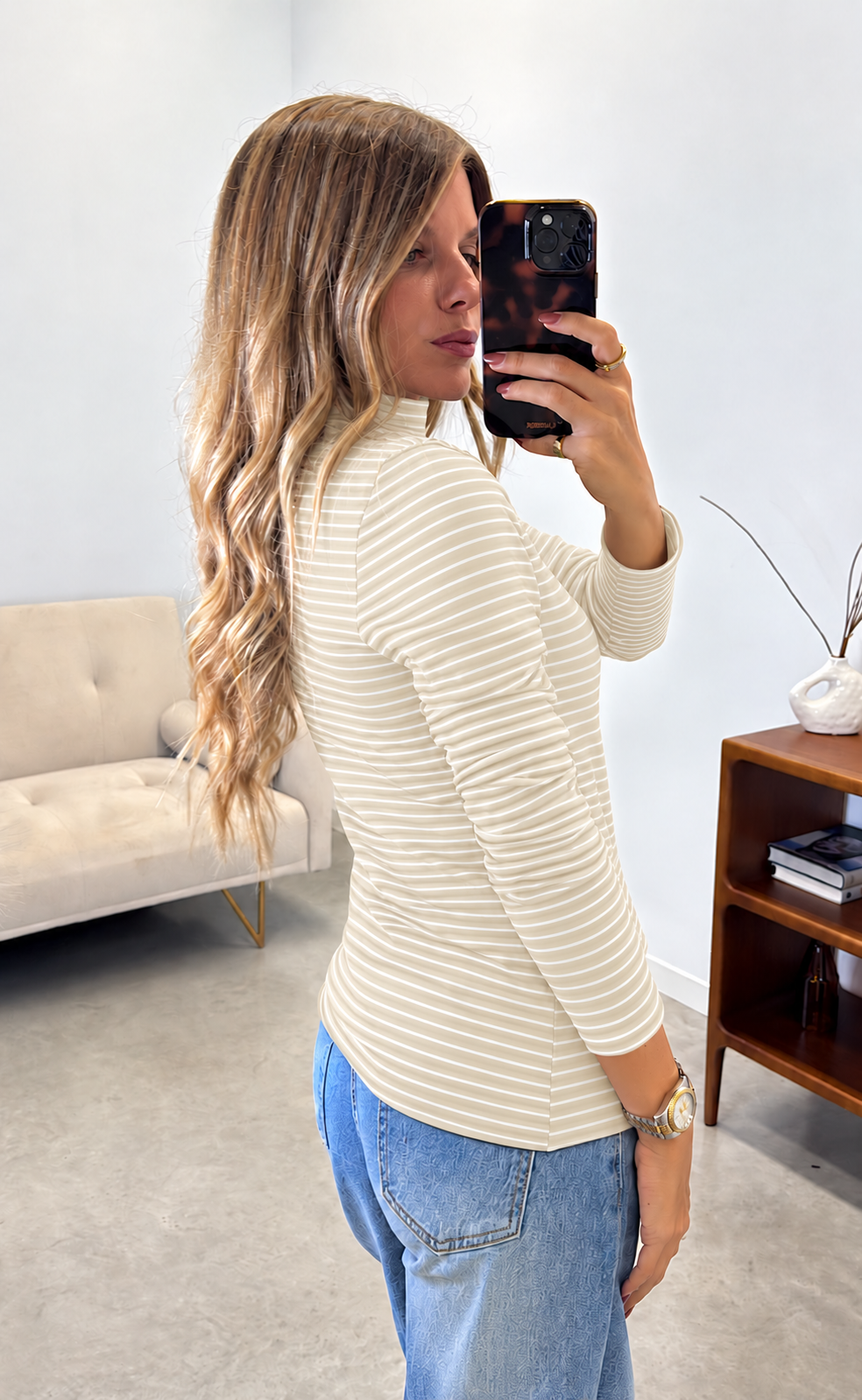 Camiseta Vainilla Termica Stripes - Imagen 2