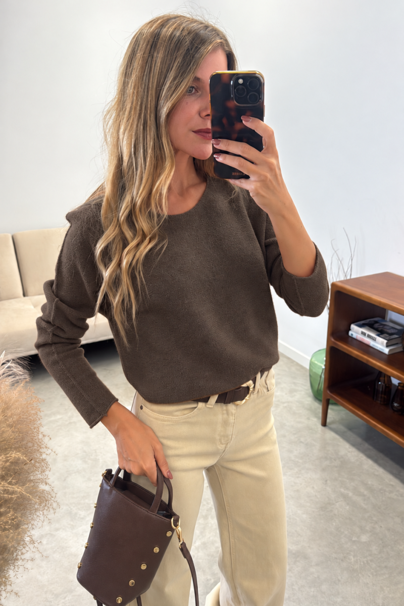 Jersey Marron Evelyn