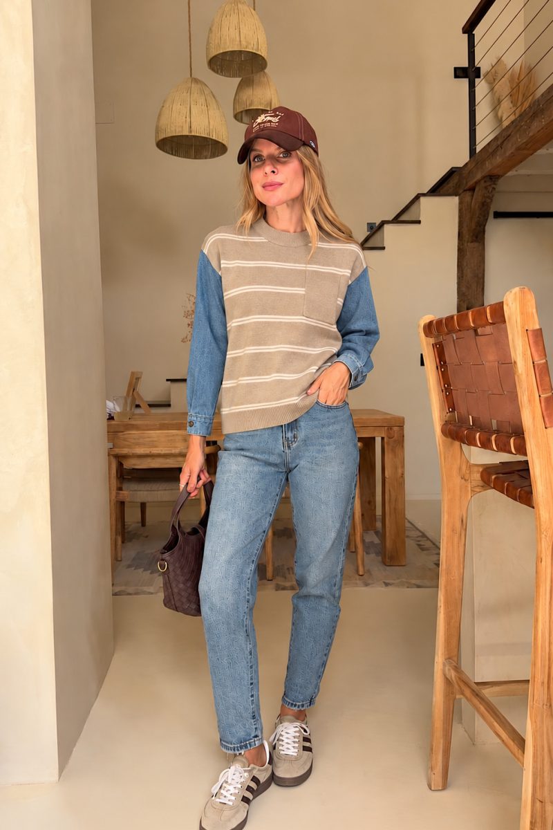 Jersey Beige Jean