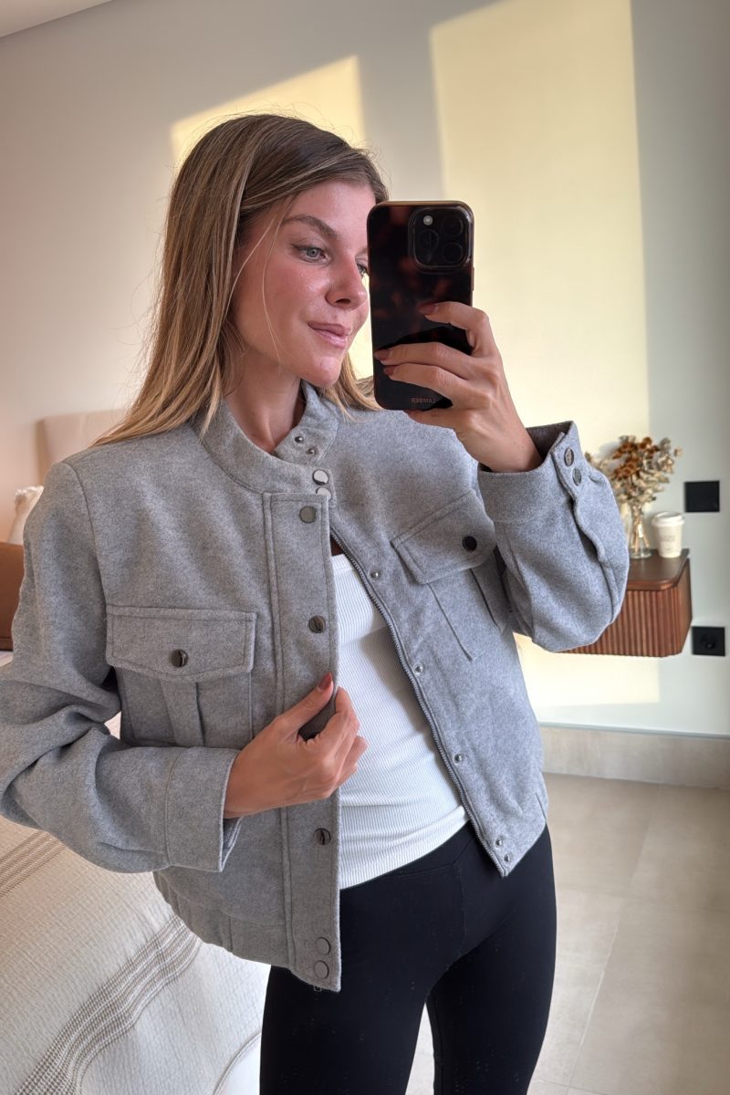 Chaqueta Gris Paño