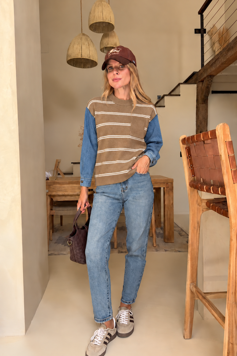 Jersey Camel Denim