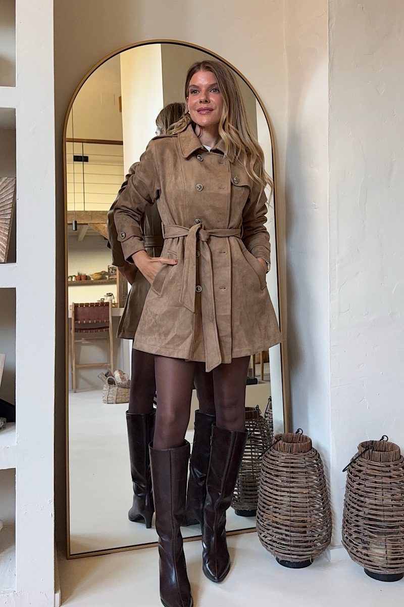 Gabardina Camel Antelina