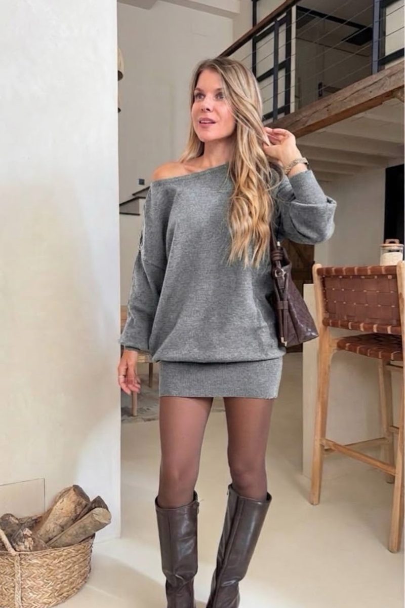 Vestido Gris Ruth