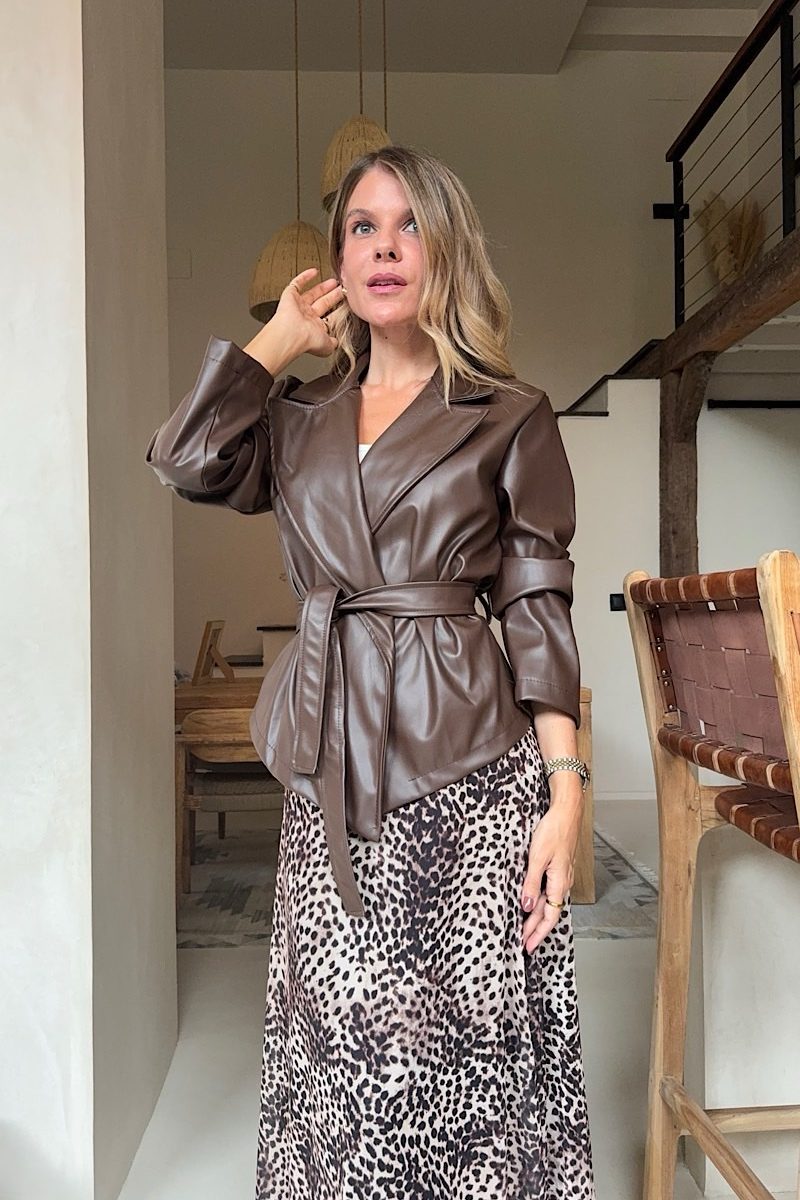 Chaqueta Marron Rosie