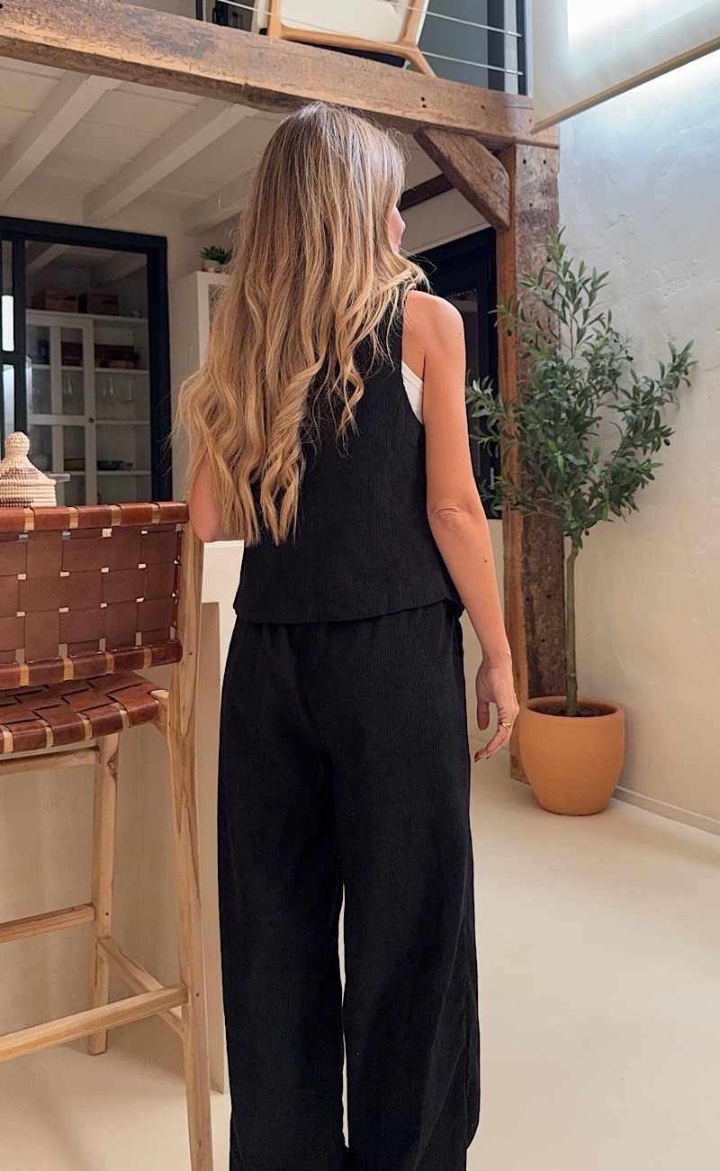 Conjunto Negro Pana - Imagen 4
