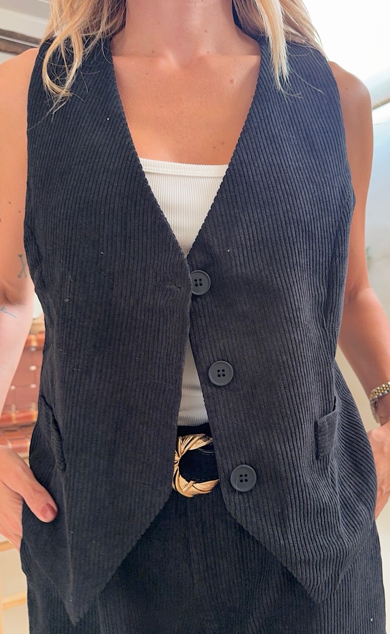 Conjunto Negro Pana - Imagen 3