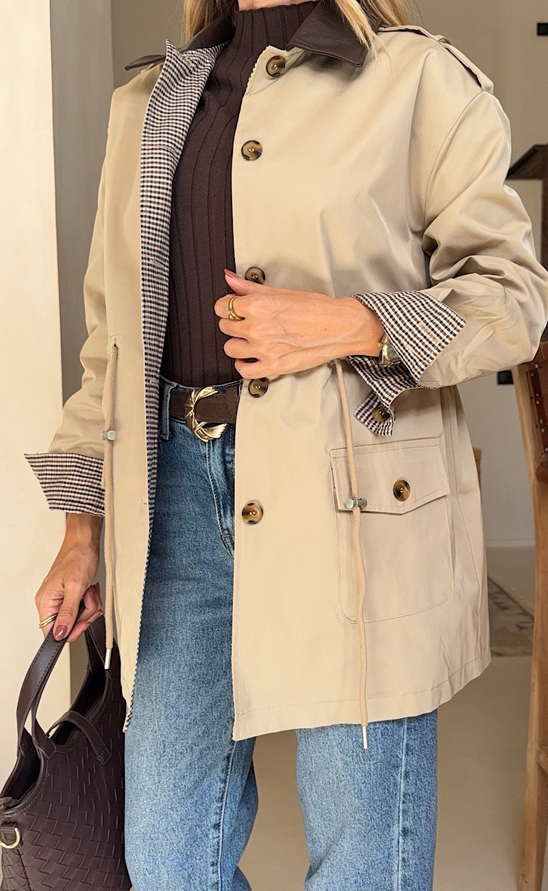 Gabardina Beige Seattle - Imagen 6