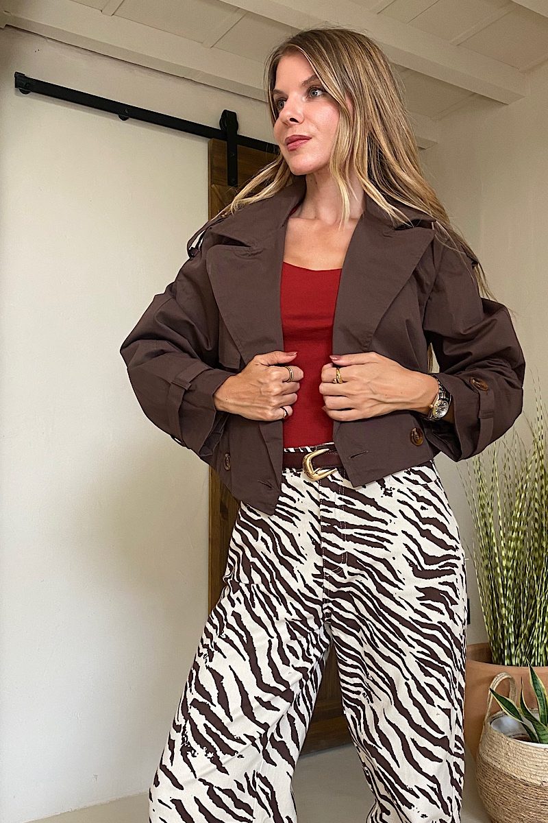Gabardina Marron Boston