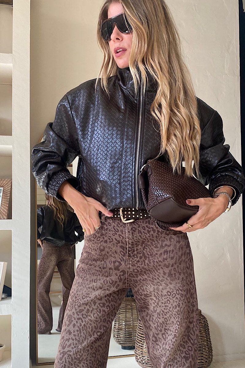 Chaqueta Brown Trenzada